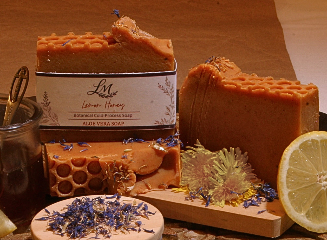Lemon Honey Cold Process Soap Bar