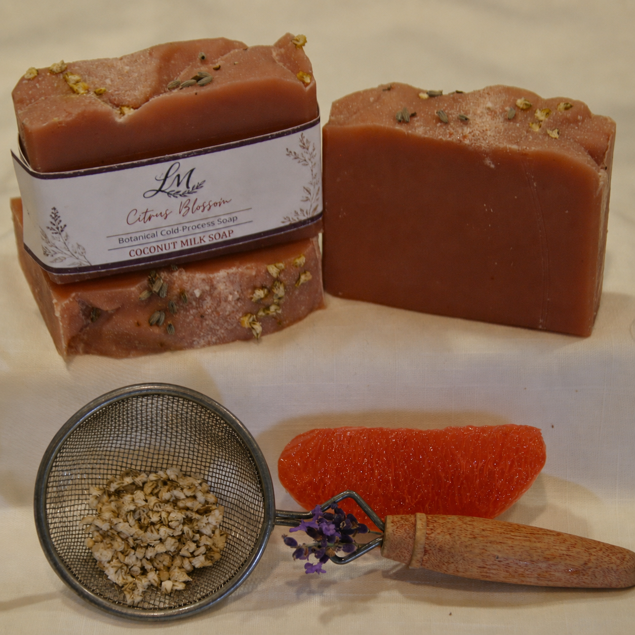 Citrus Blossom Cold Process Soap Bar