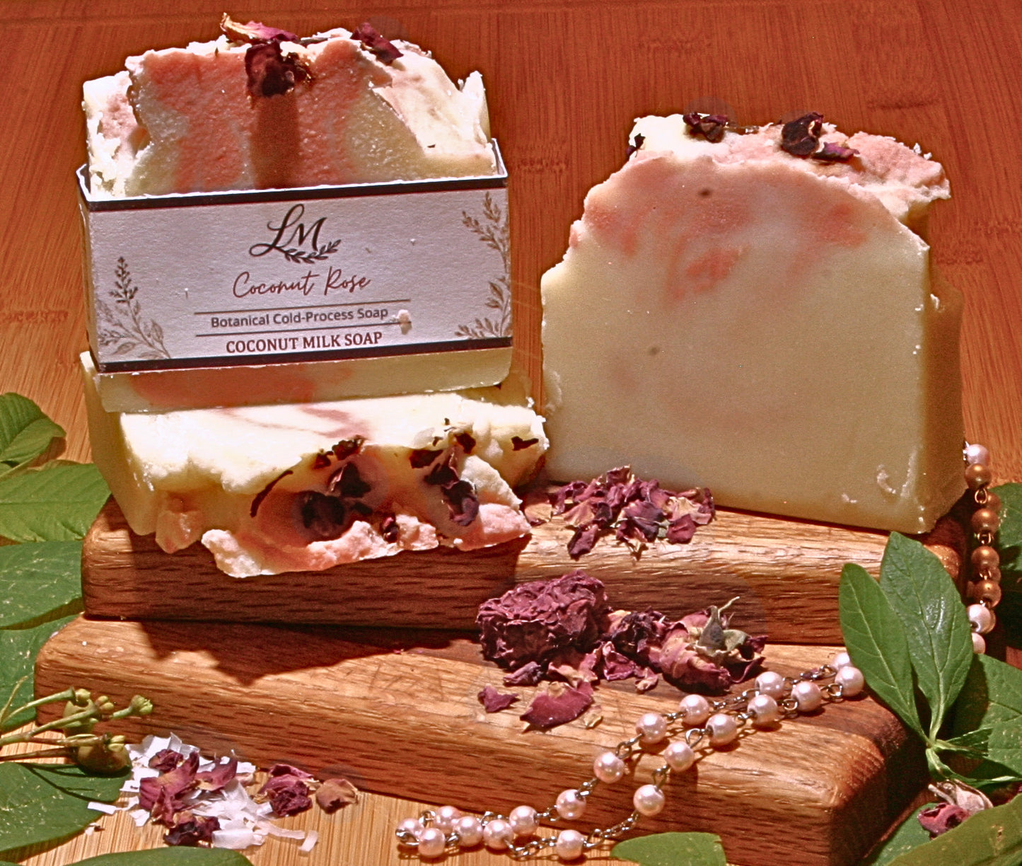 Coconut Rose Process Soap Bar