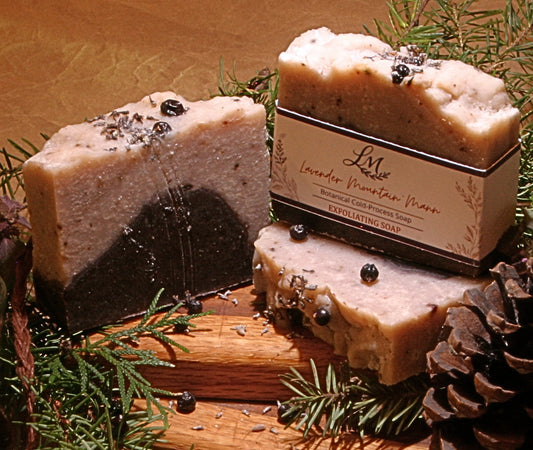 Lavender Mountain Mann Cold Process Soap Bar