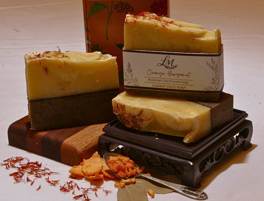 Orange Bergamot Cold Process Soap Bar